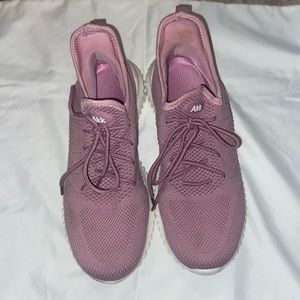 AKK brand, pink (more mauve) and white sneakers, Size 41/ US 10